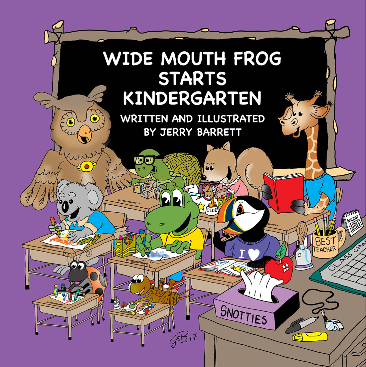 Wide Mouth Frog Starts Kindergarten Cover